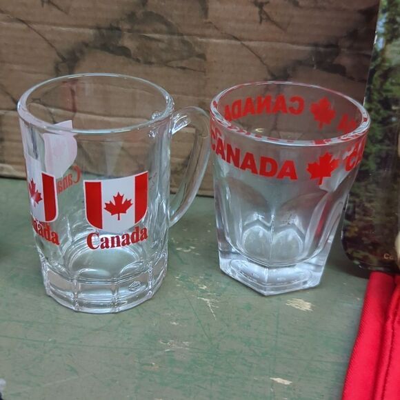 OH Canada bundle, FIFA 2015 world cup scarf, Beanie baby maple,shot glasses, - Picture 10 of 12